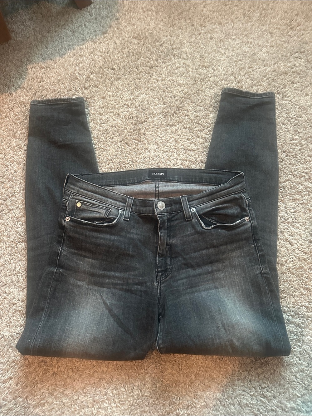 Hudson Jeans Women's Charcoal Skinny Jeans